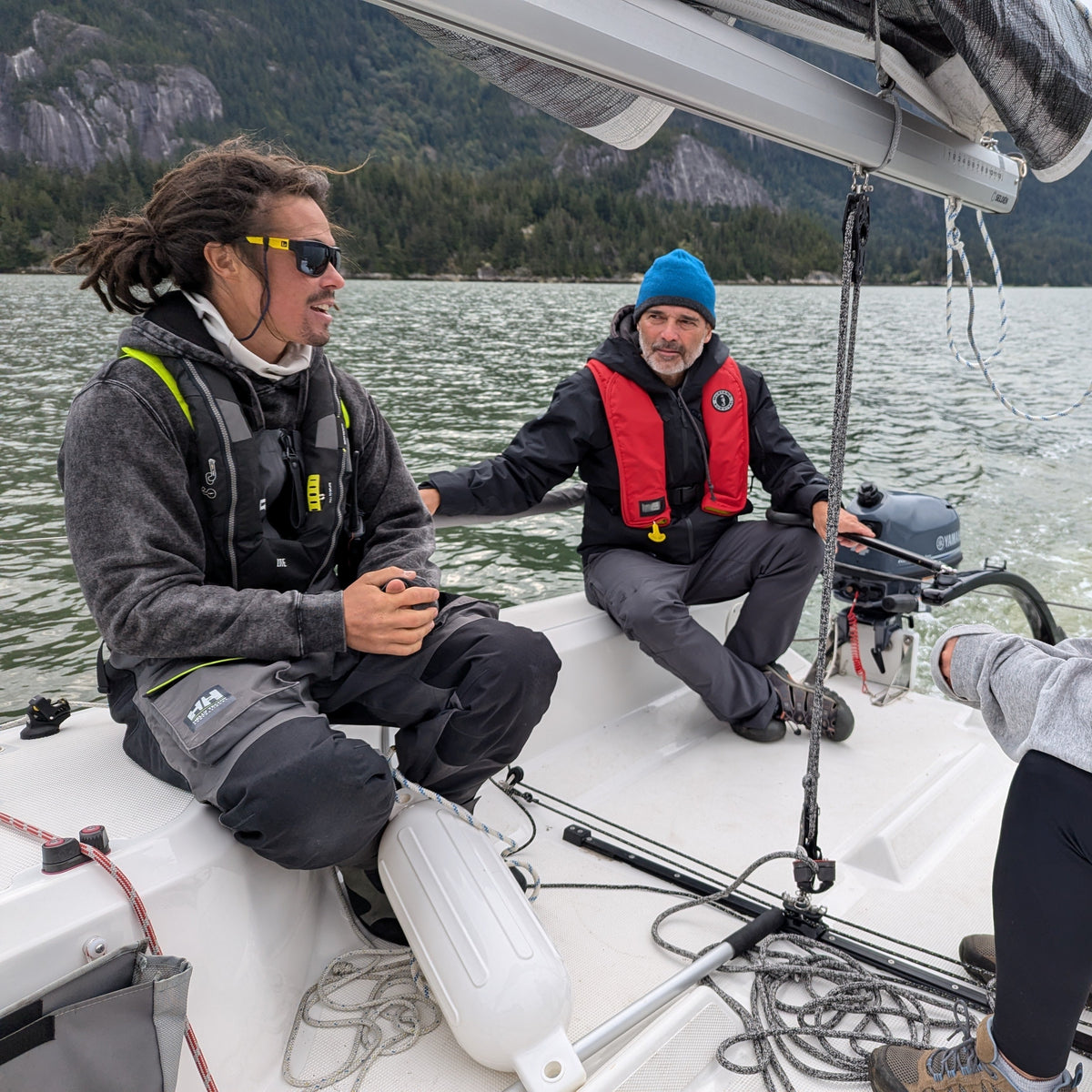 Private sailing coaching on Howe Sound