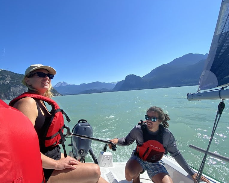 Learning to sail on Howe Sound with Inflow Adventure