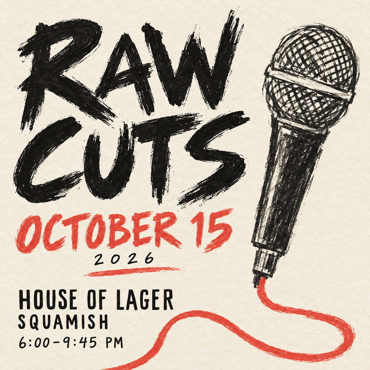 Raw Cuts — October 15, 2026 — House of Lager